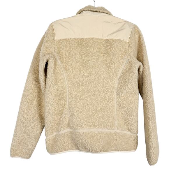 Patagonia Sherpa Fleece Full Zip Mesh Lined Outdoors Jacket Medium Lightweight - Picture 2 of 11